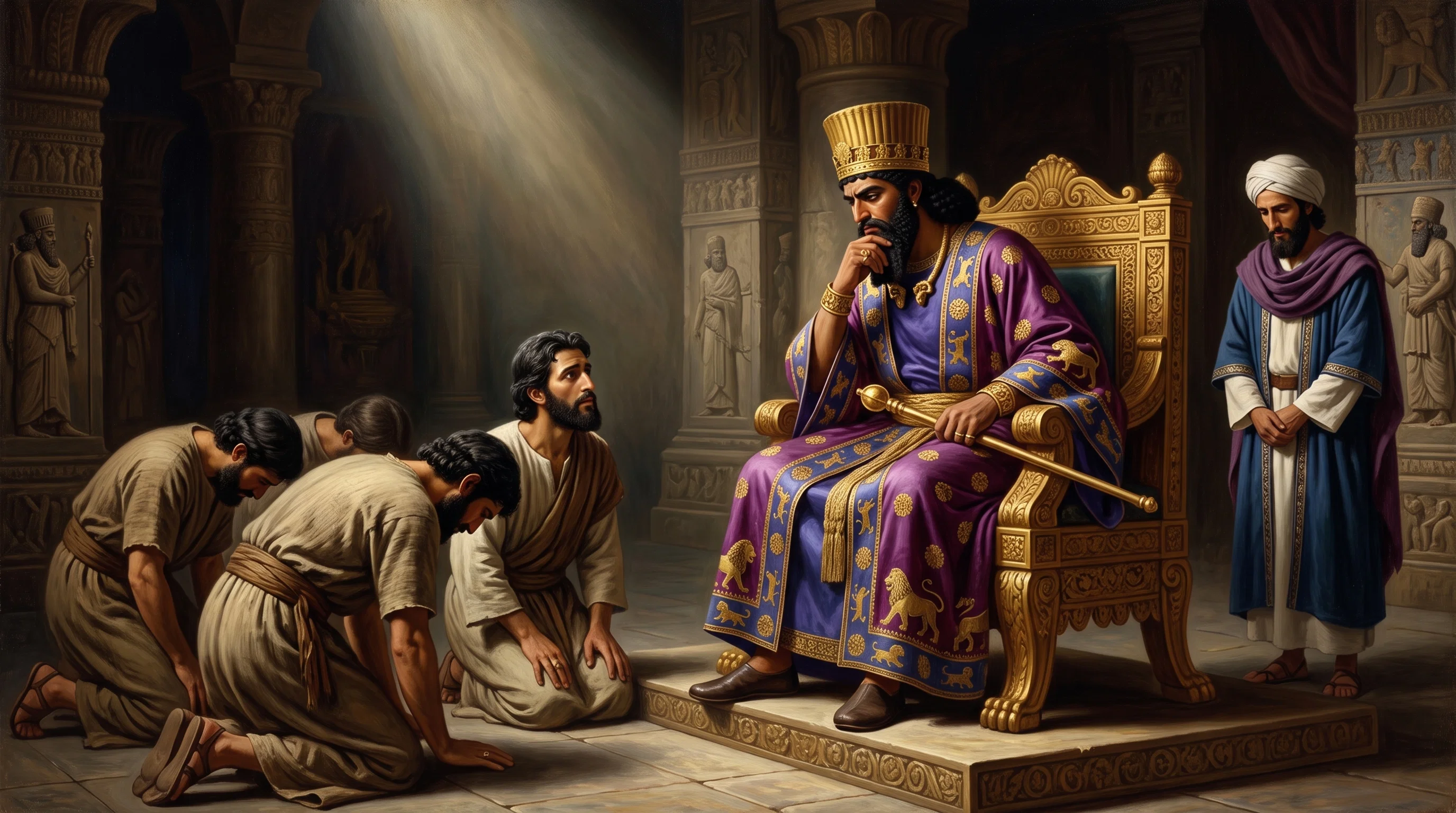 The King Honors Mordecai at Midnight