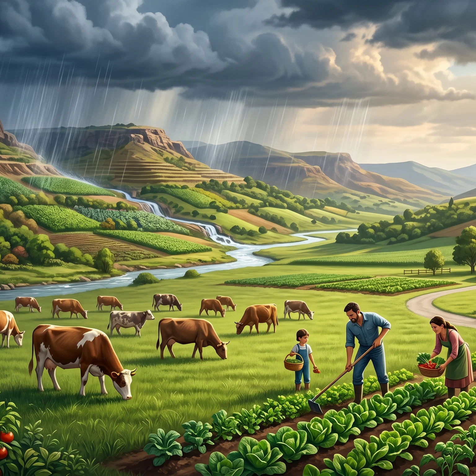 Watering the Earth from Above