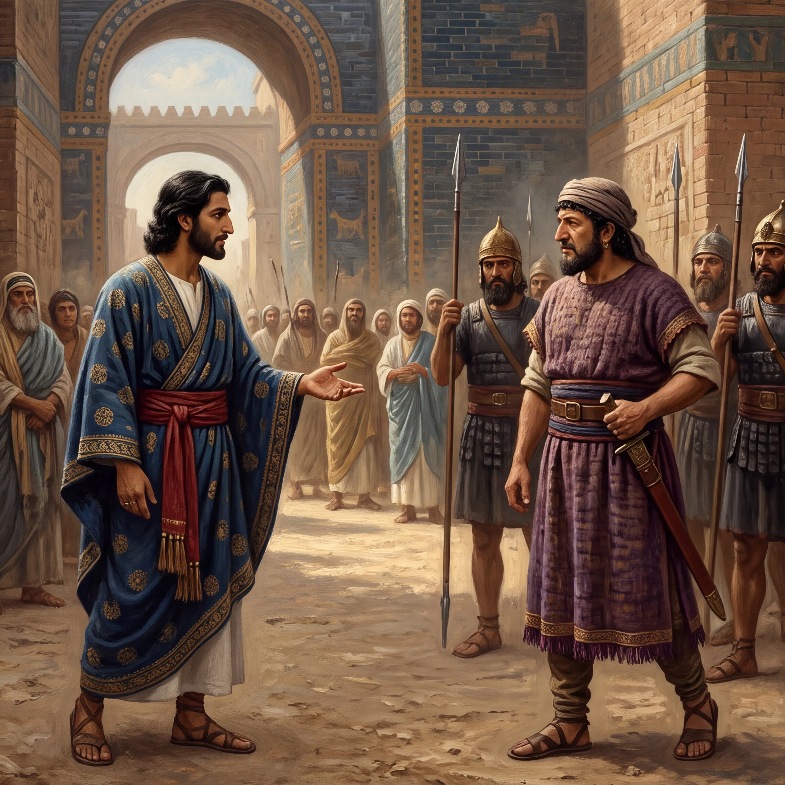 Daniel Speaks With Arioch Captain of the King's Guard