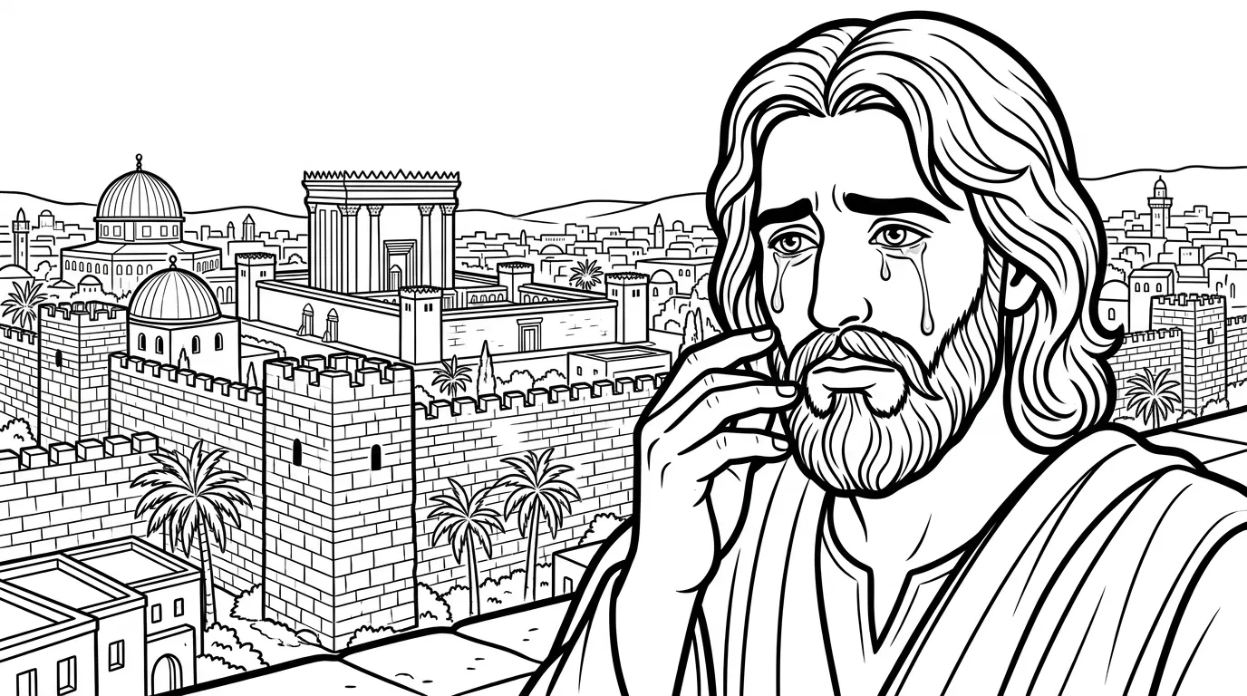 Jesus Weeps Over Jerusalem