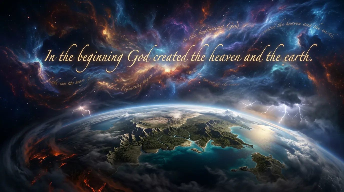 In the Beginning God Created the Heaven and Earth