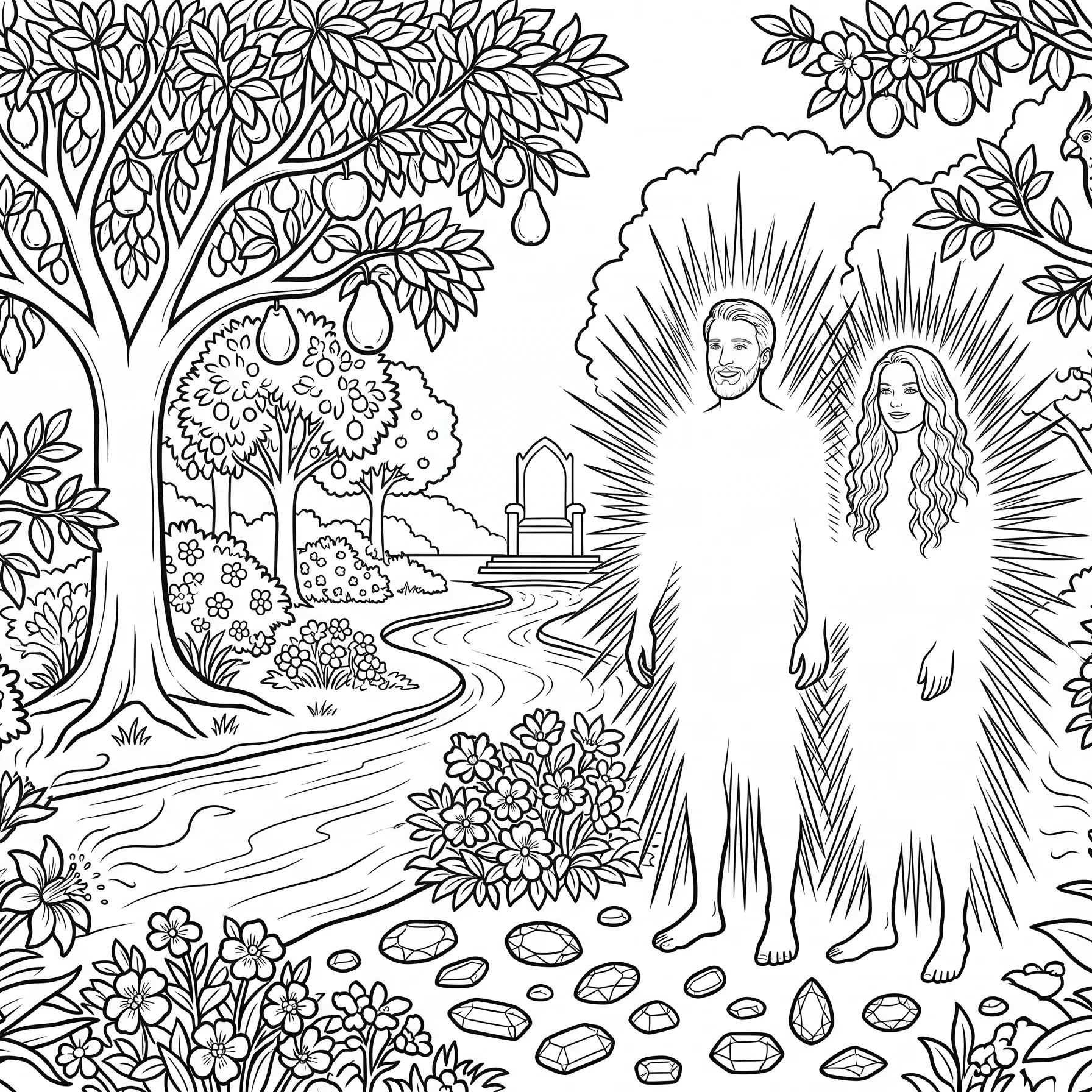 Ethereal Harmony in the Primordial Garden