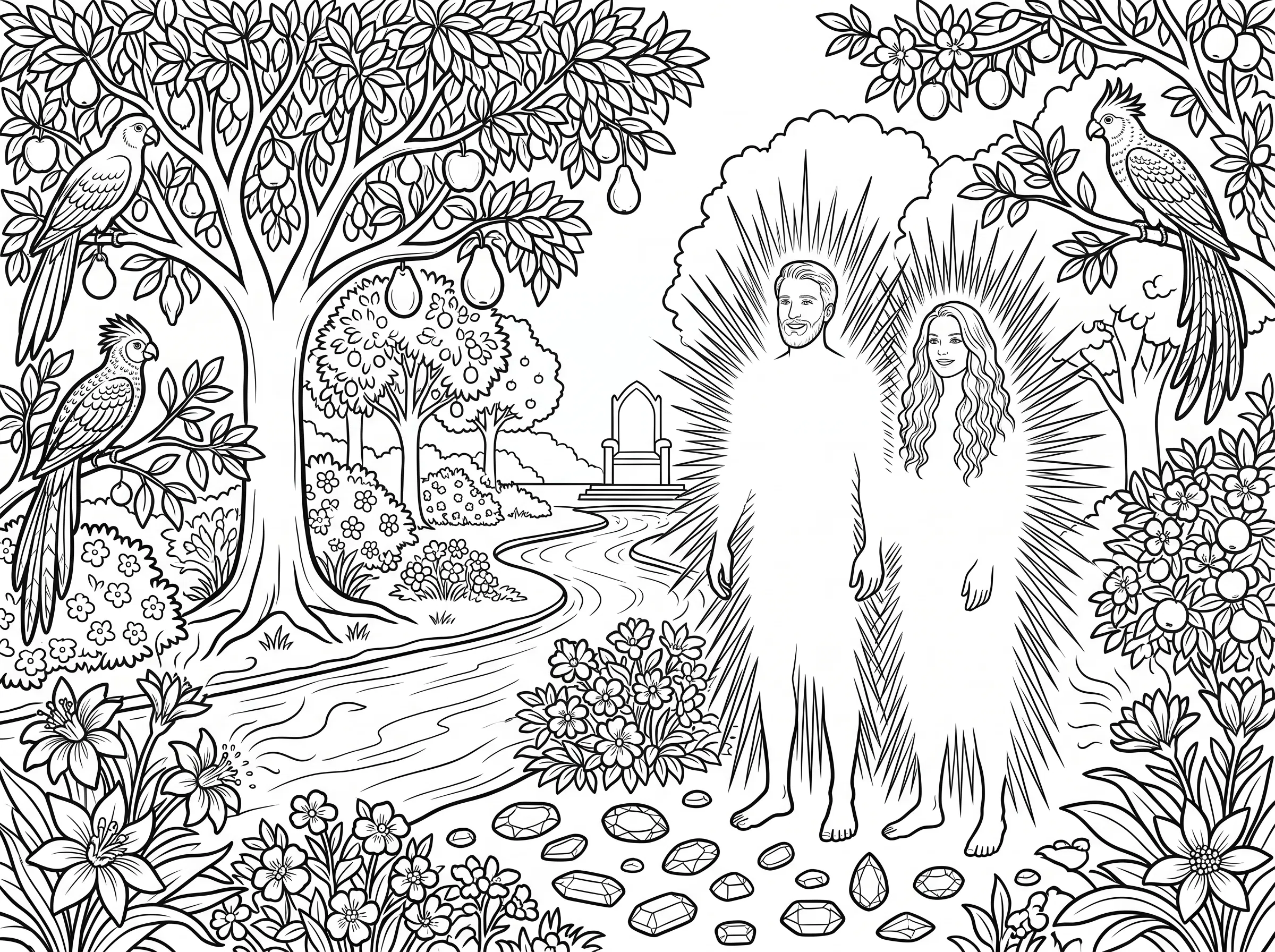 Ethereal Harmony in the Primordial Garden