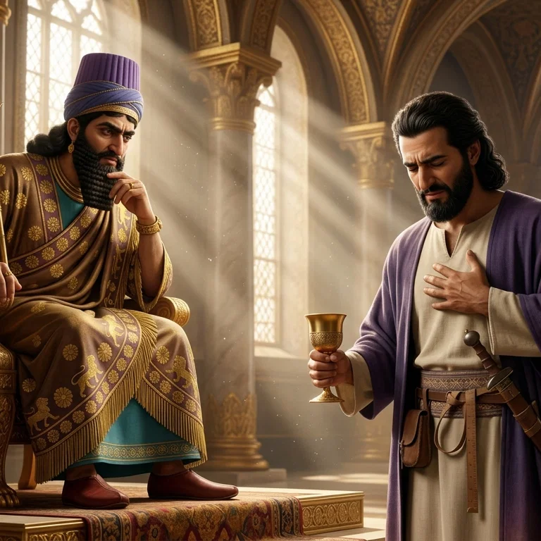 A Silent Prayer Before the King