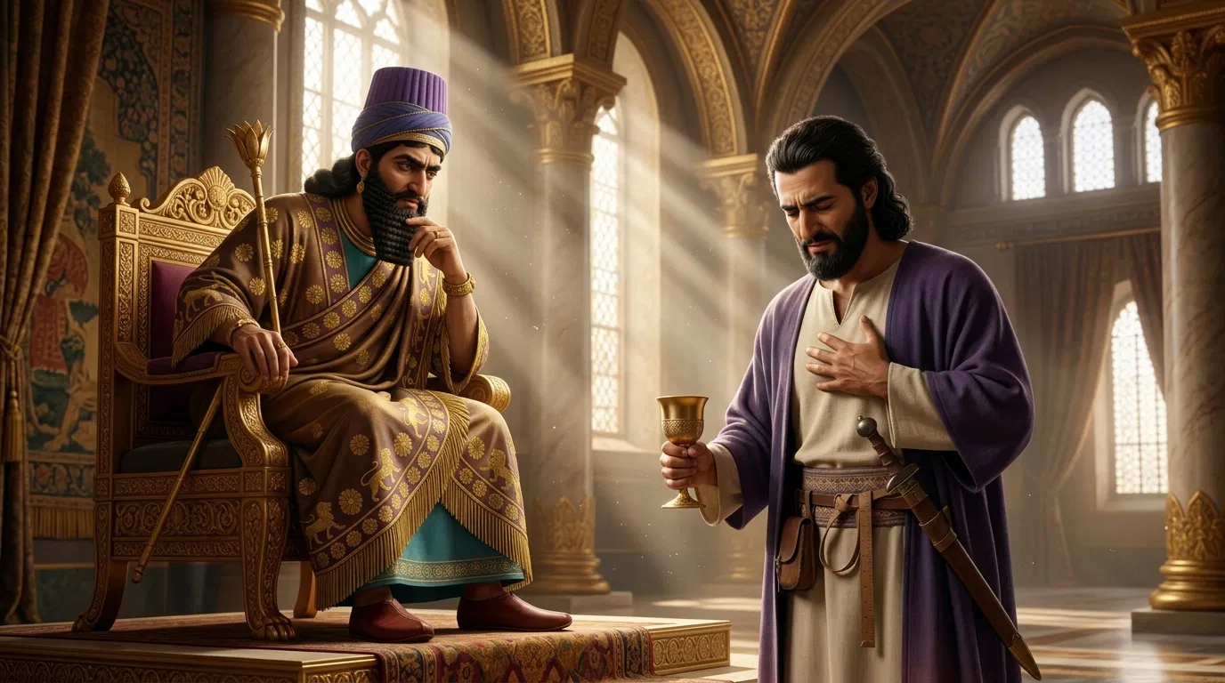 A Silent Prayer Before the King