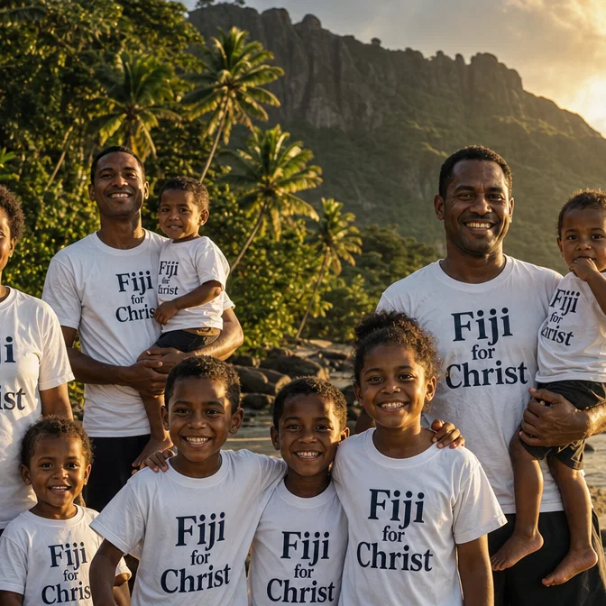 Island Joy Under God's Golden Light