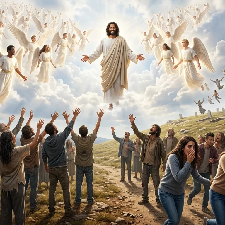 The Triumphant Return Above the Earth