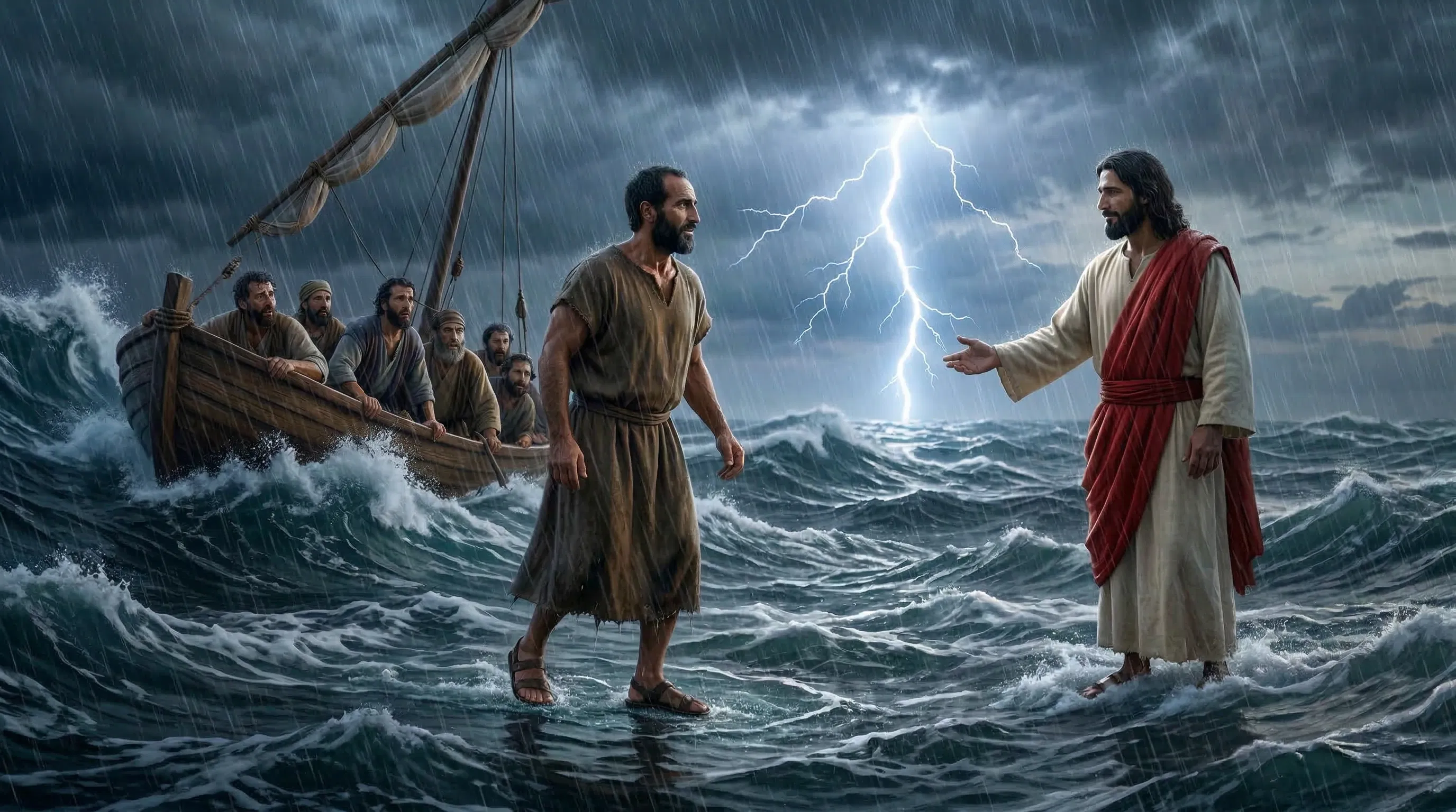 Divine Storm Amidst The Torrent