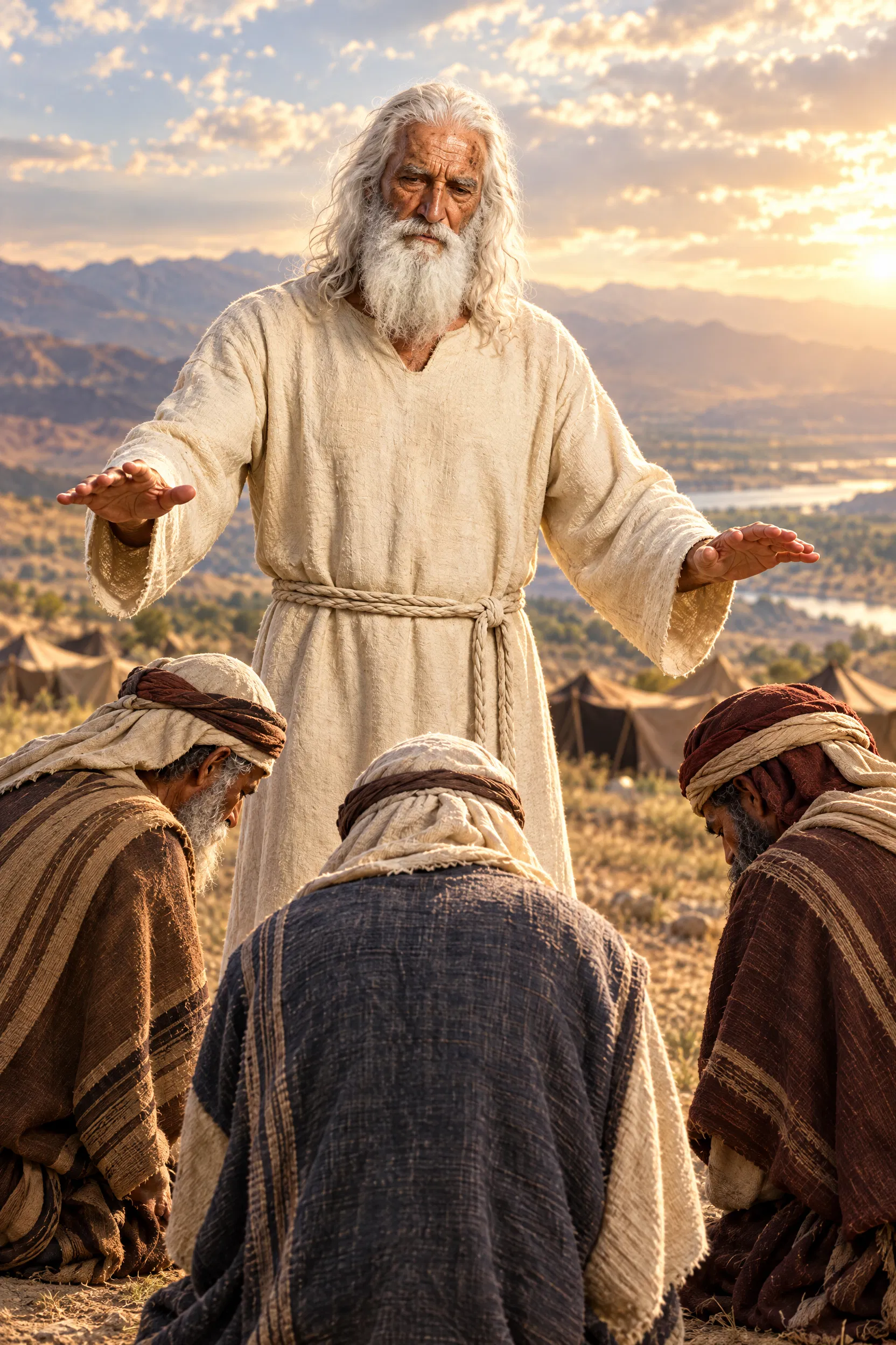 Moses Blesses the Tribes Before His Death
