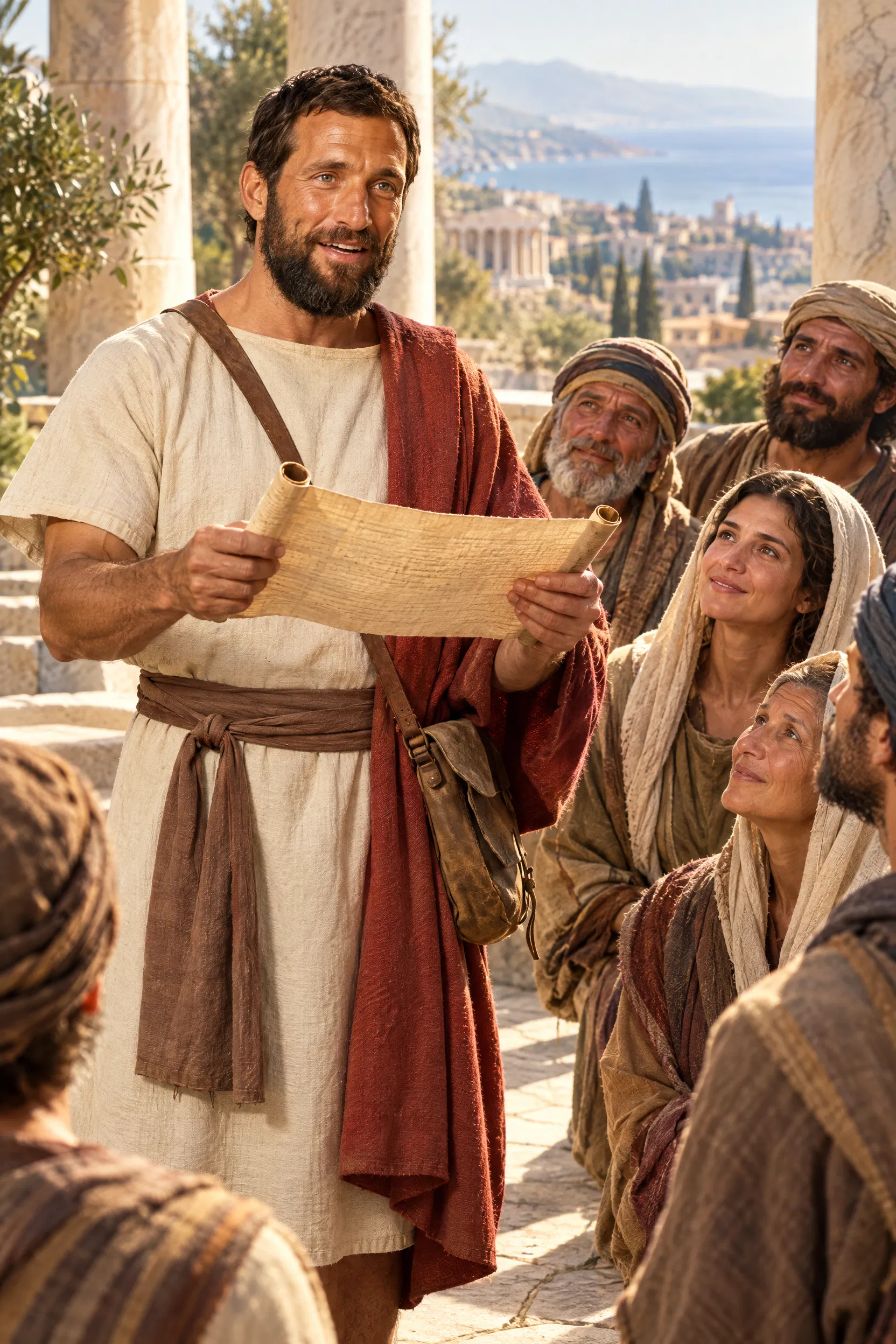 Tychicus Reads Paul's Letter to the Ephesians