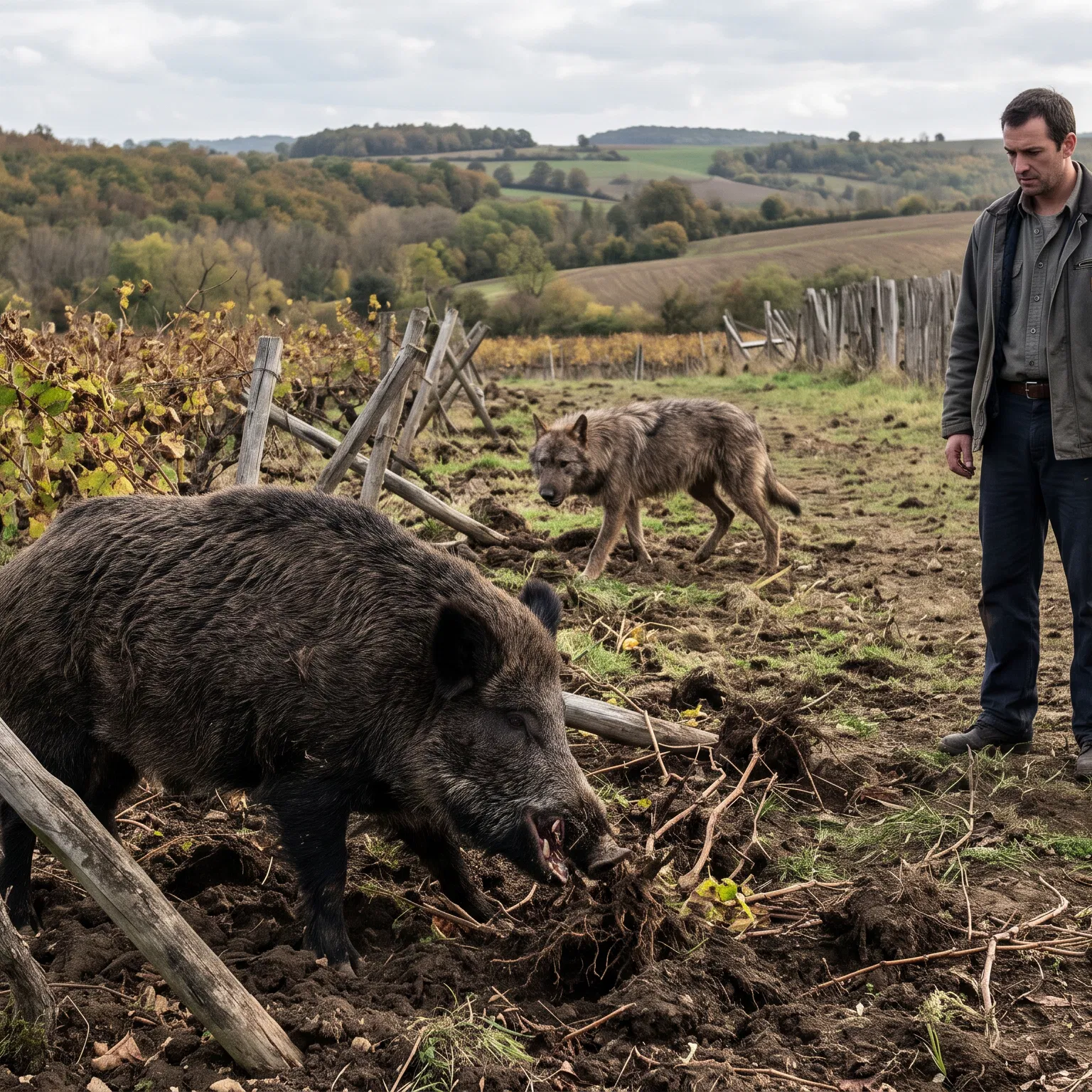 The Wild Boar of the Vineyard
