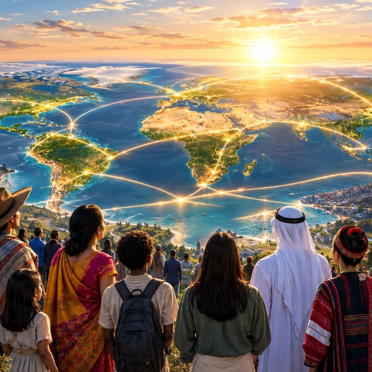 Divine Light Shining Upon All Nations