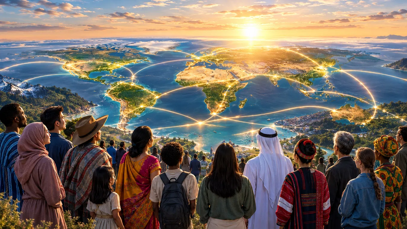 Divine Light Shining Upon All Nations