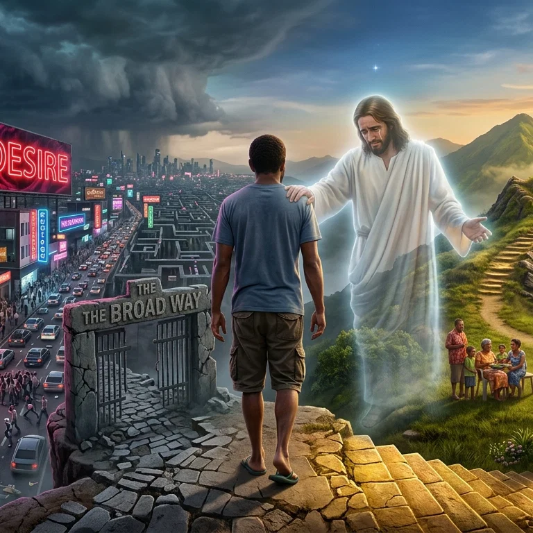 The Narrow Path Toward Divine Light