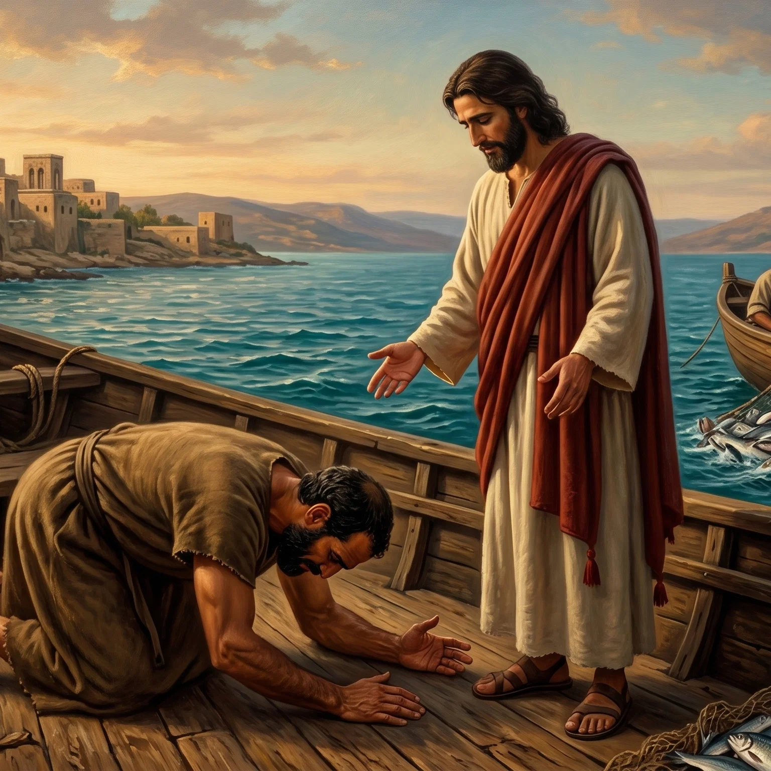 Peter Falling Before the Divine Presence