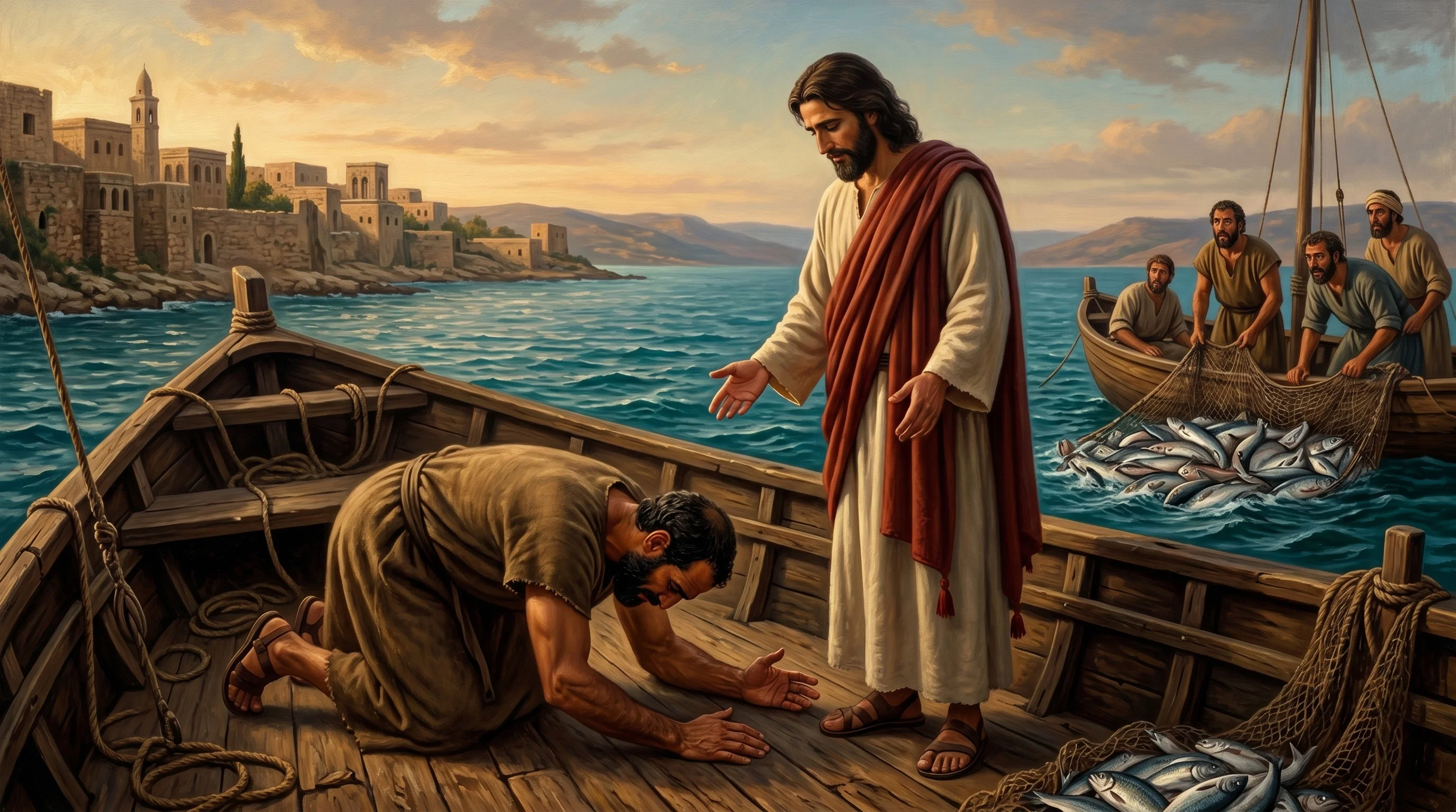 Peter Falling Before the Divine Presence