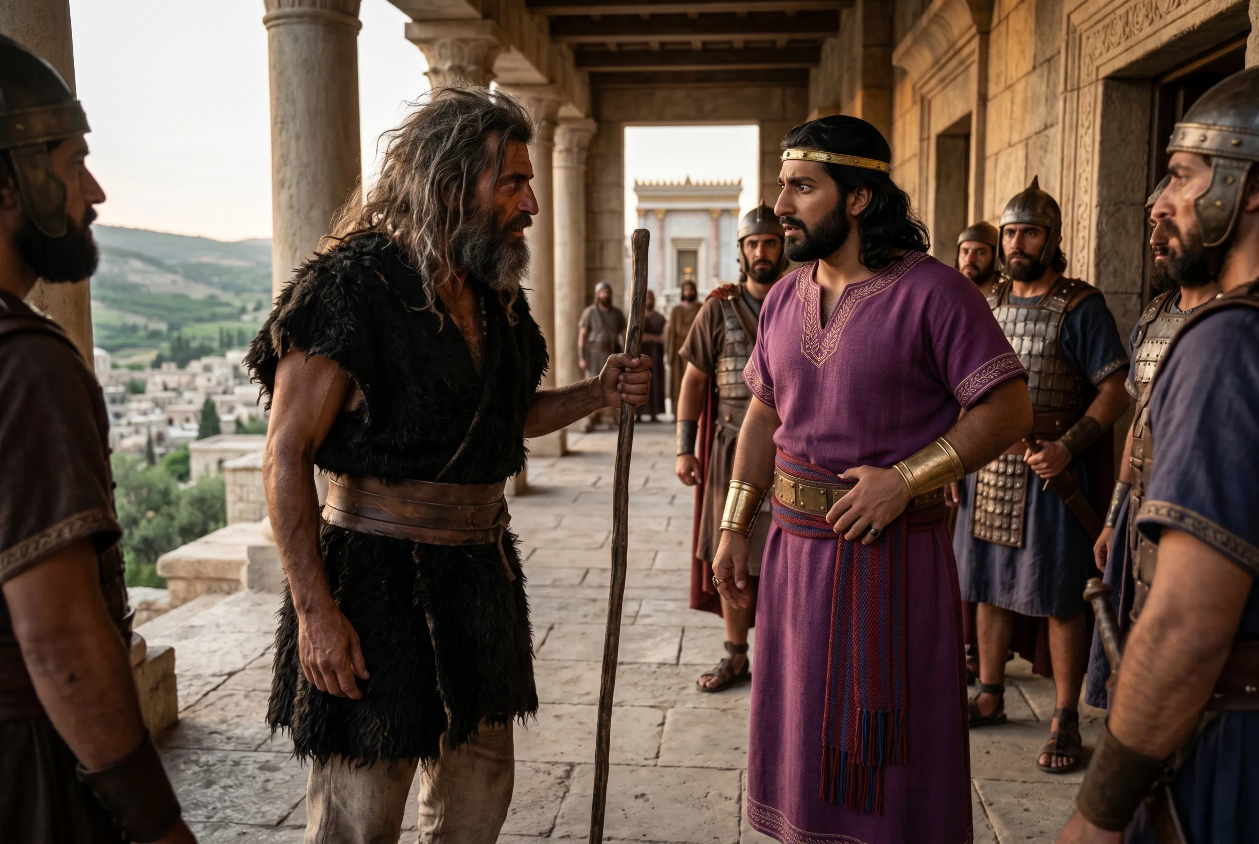 Elijah Stands Before King Ahab