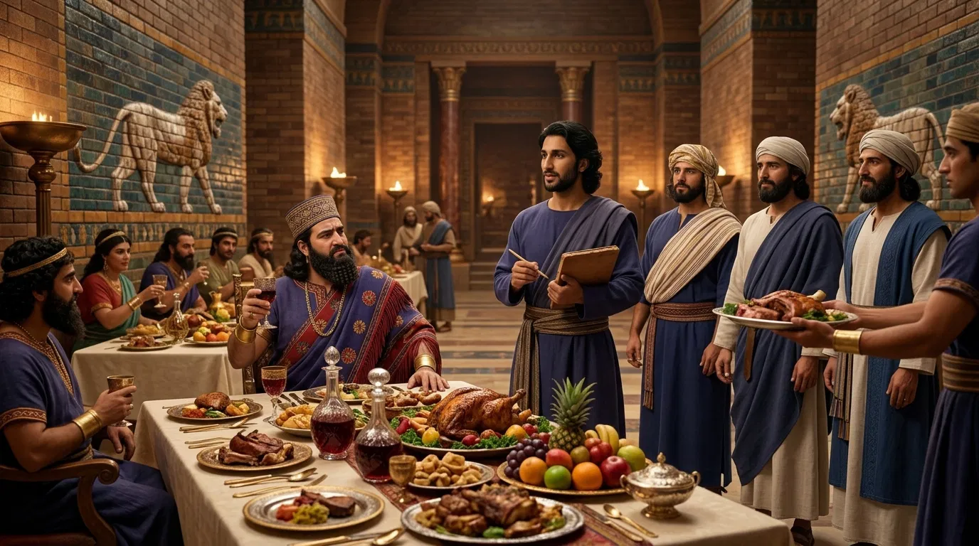 Daniel and His Friends Refuse the King's Food