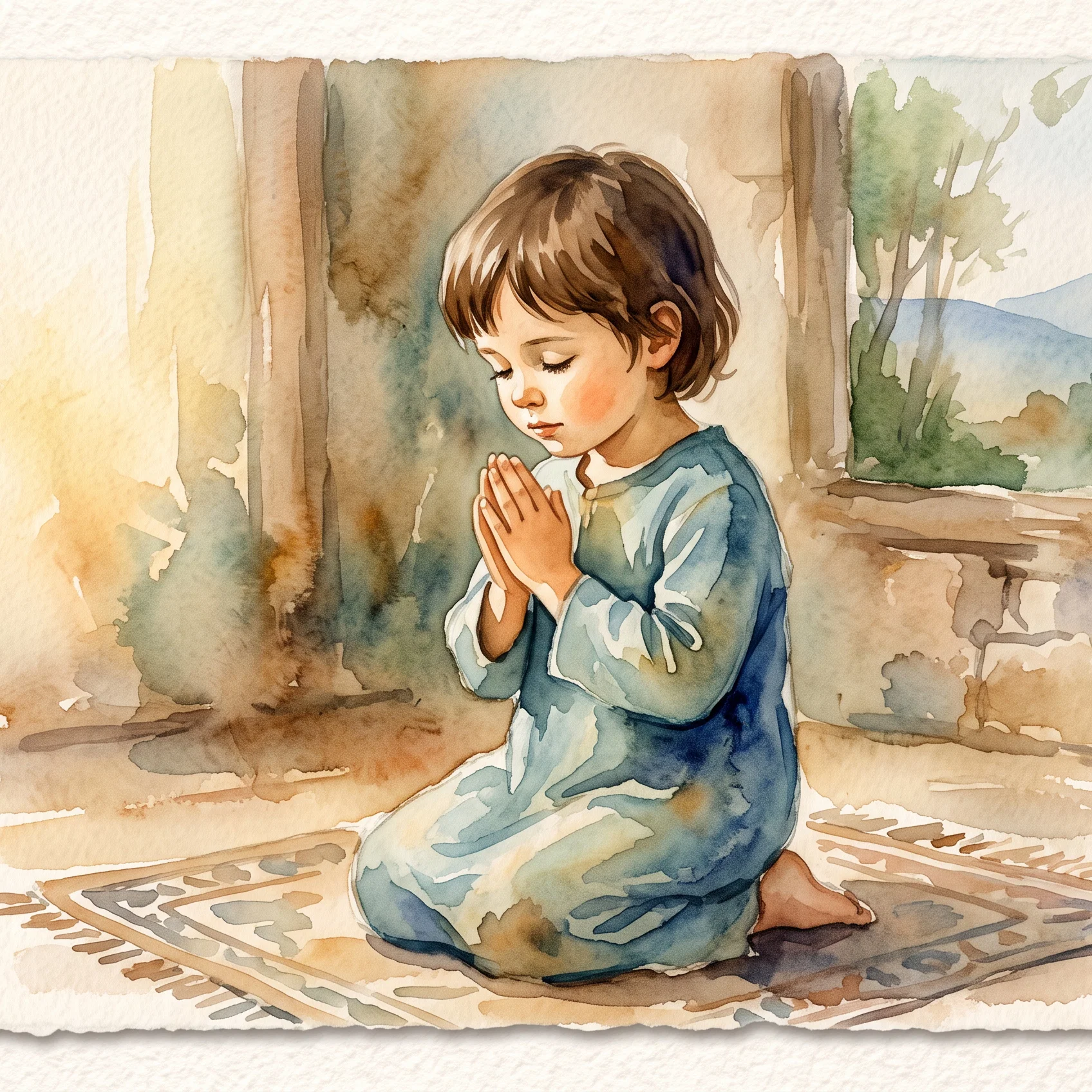 A Young Heart in Silent Devotion