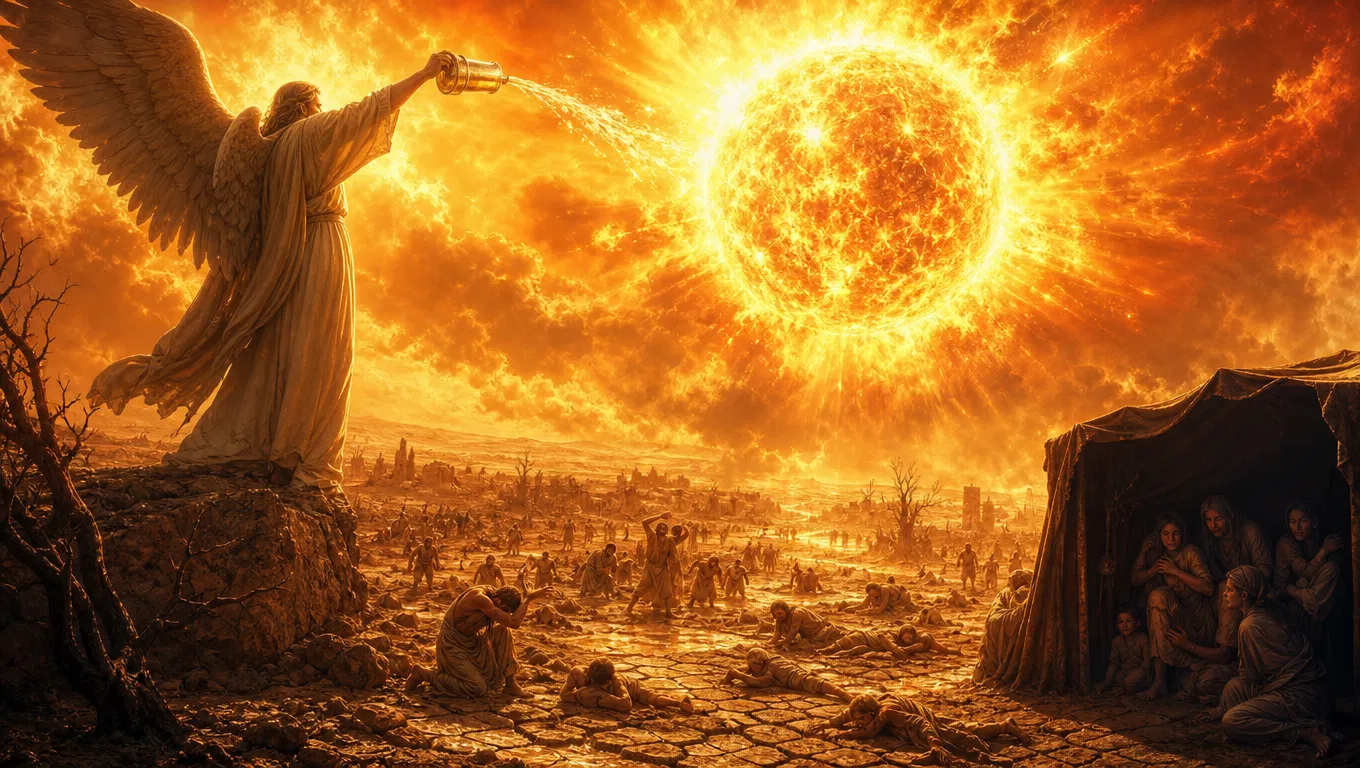 The Fourth Angel's vial Scorches the Earth