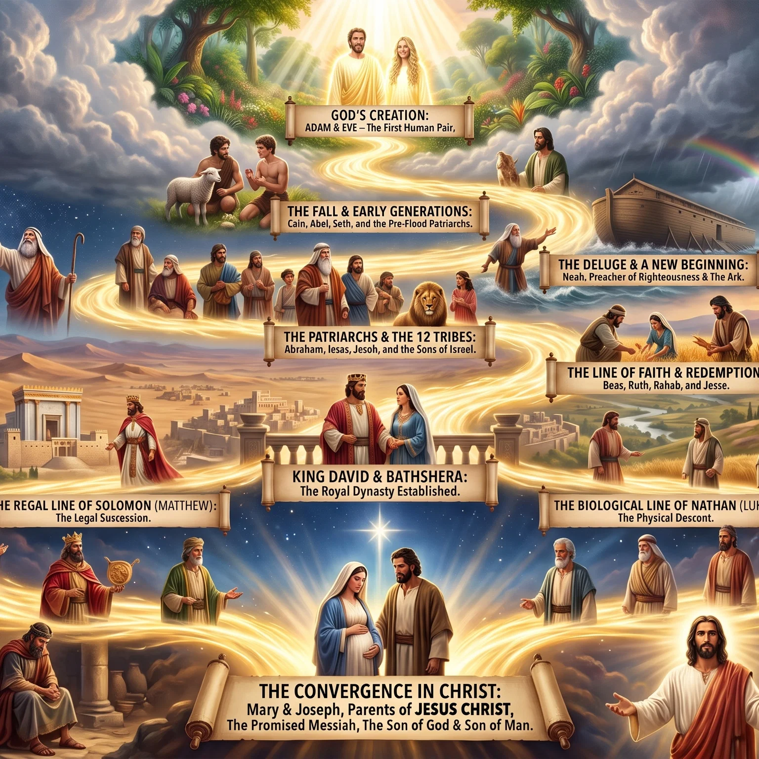 Summary of Jesus' Genealogy