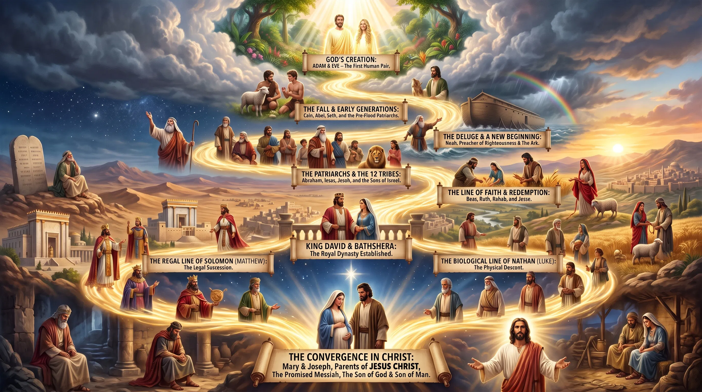 Summary of Jesus' Genealogy