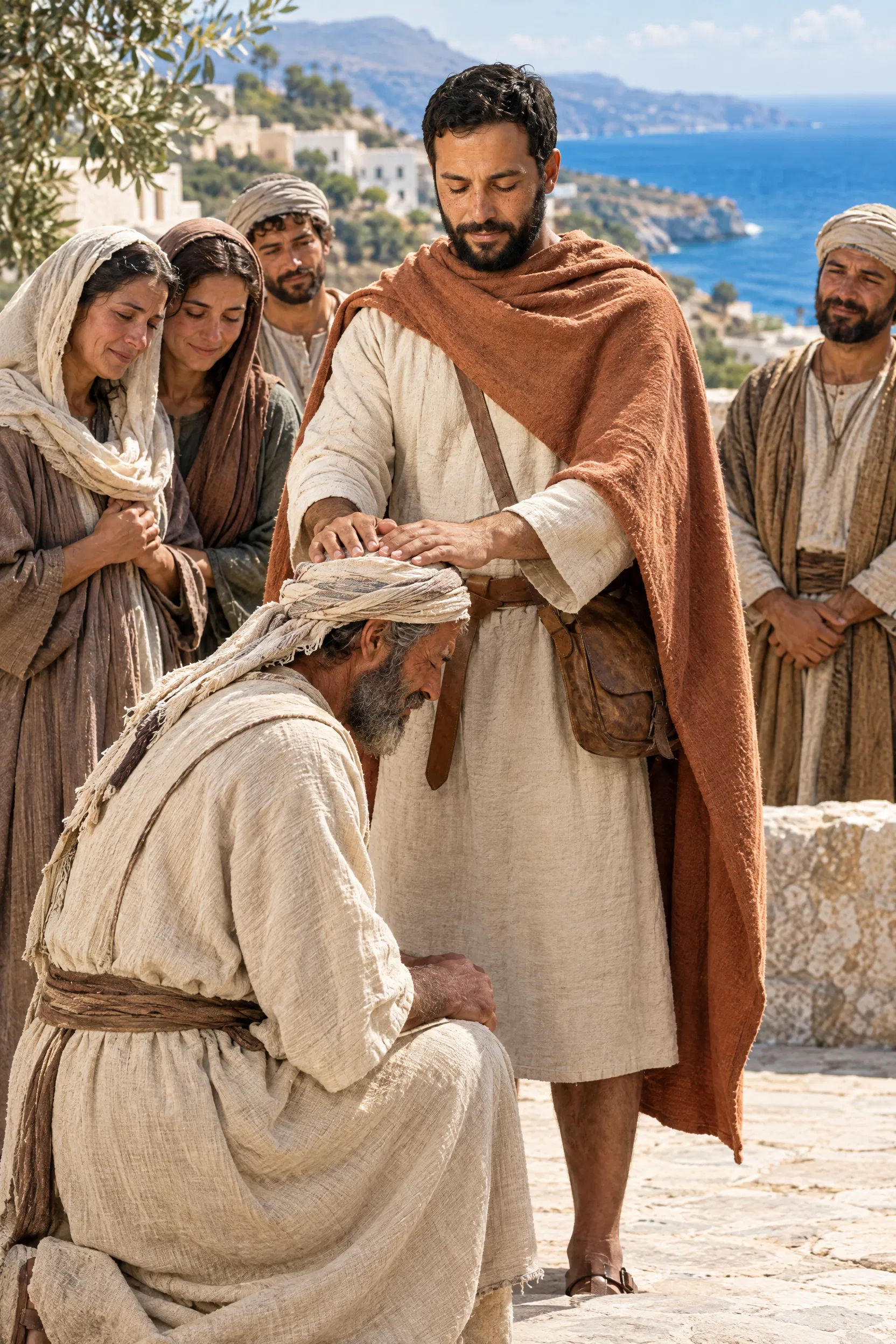 Titus Ordains an Elder in Crete