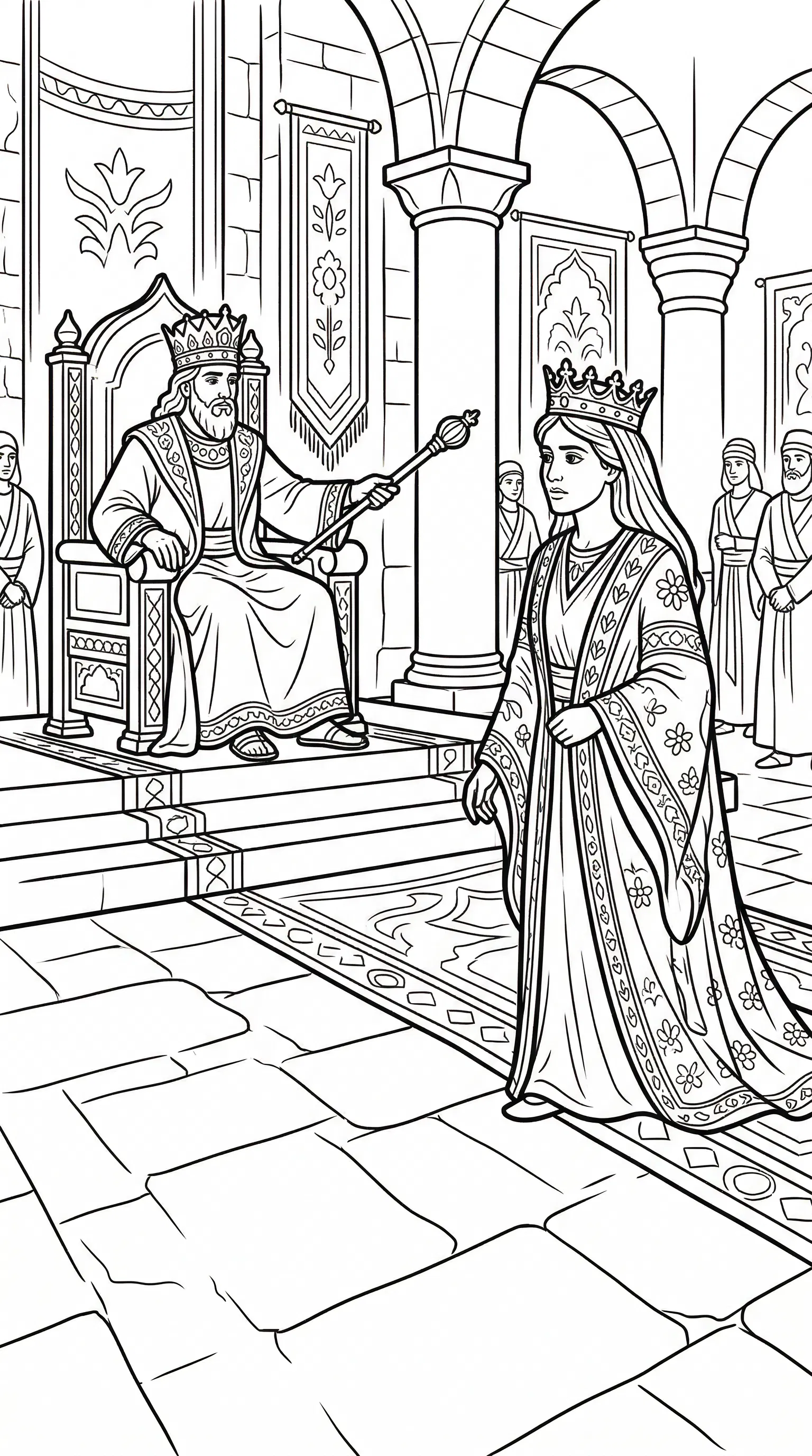 Queen Esther Approaching the King's Throne