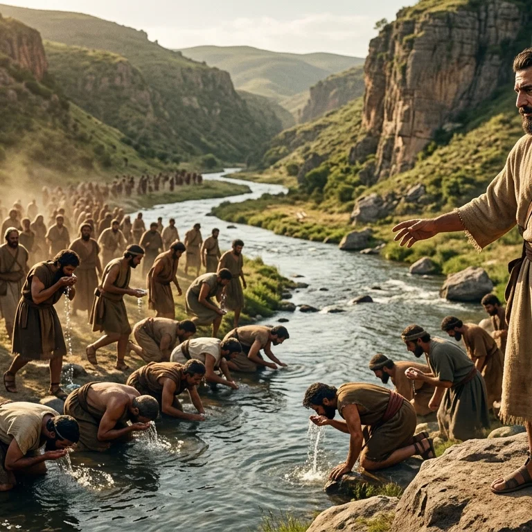 Gideon Selecting His Three Hundred Warriors
