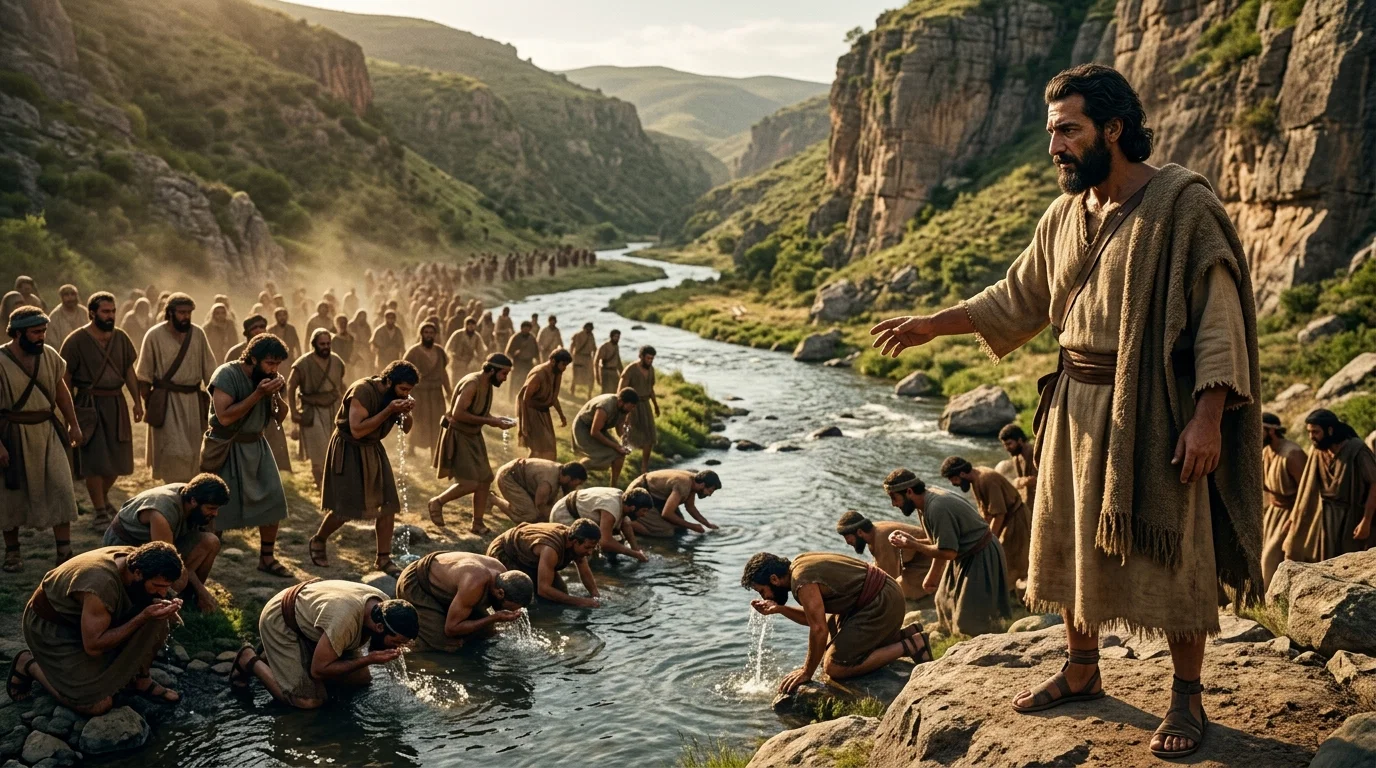 Gideon Selecting His Three Hundred Warriors