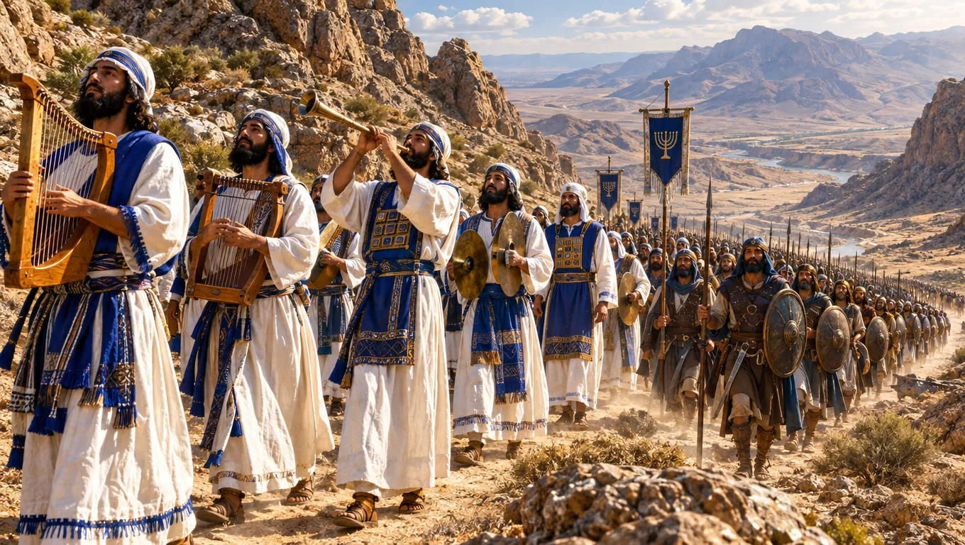 Levites Sing Before the Army of Judah
