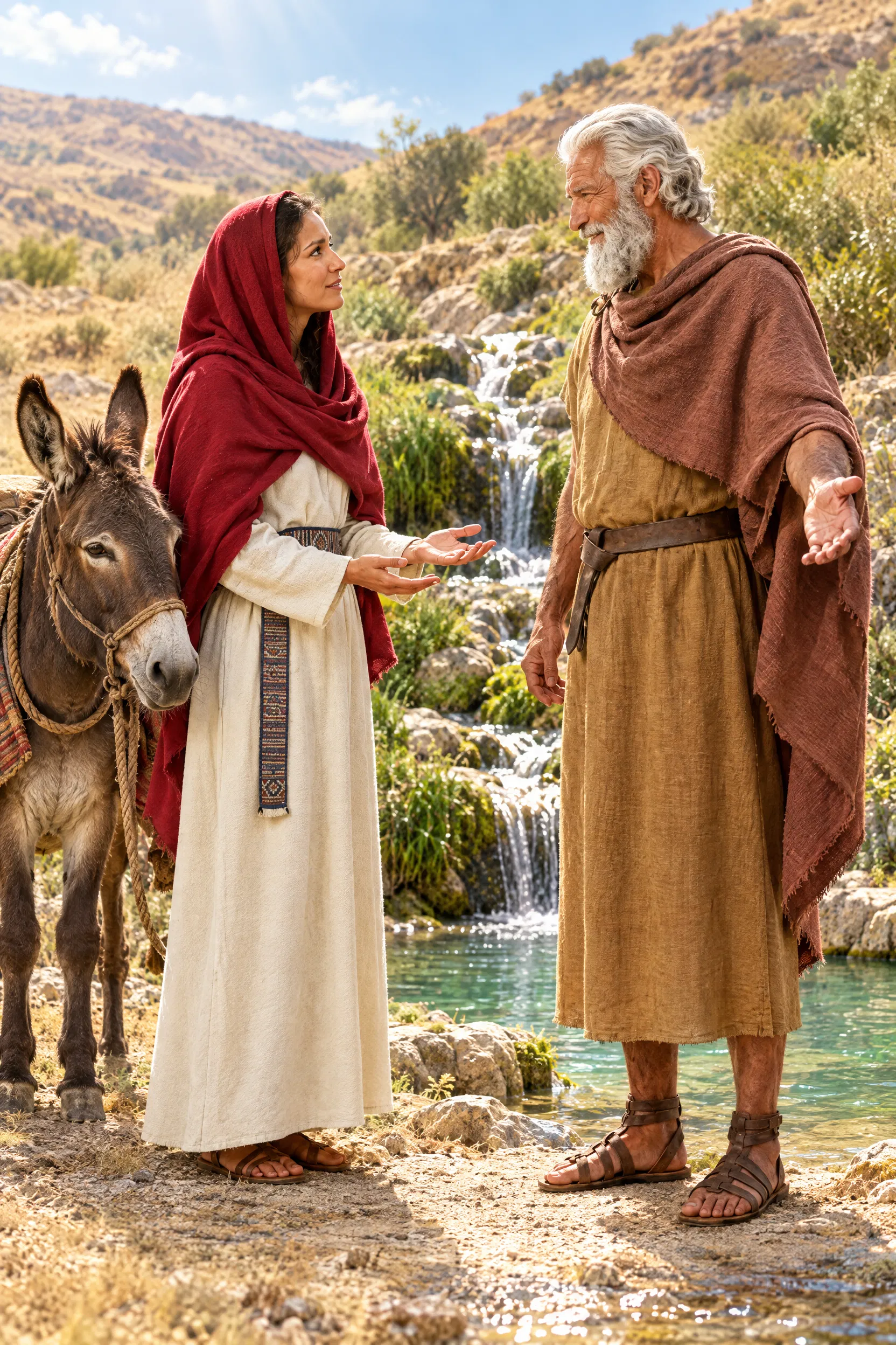 Achsah Asks Her Father Caleb for Springs