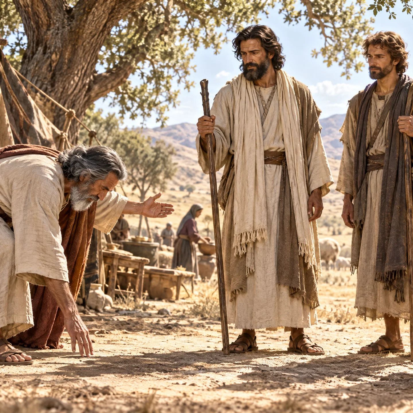 Abraham Welcomes the Divine Visitors