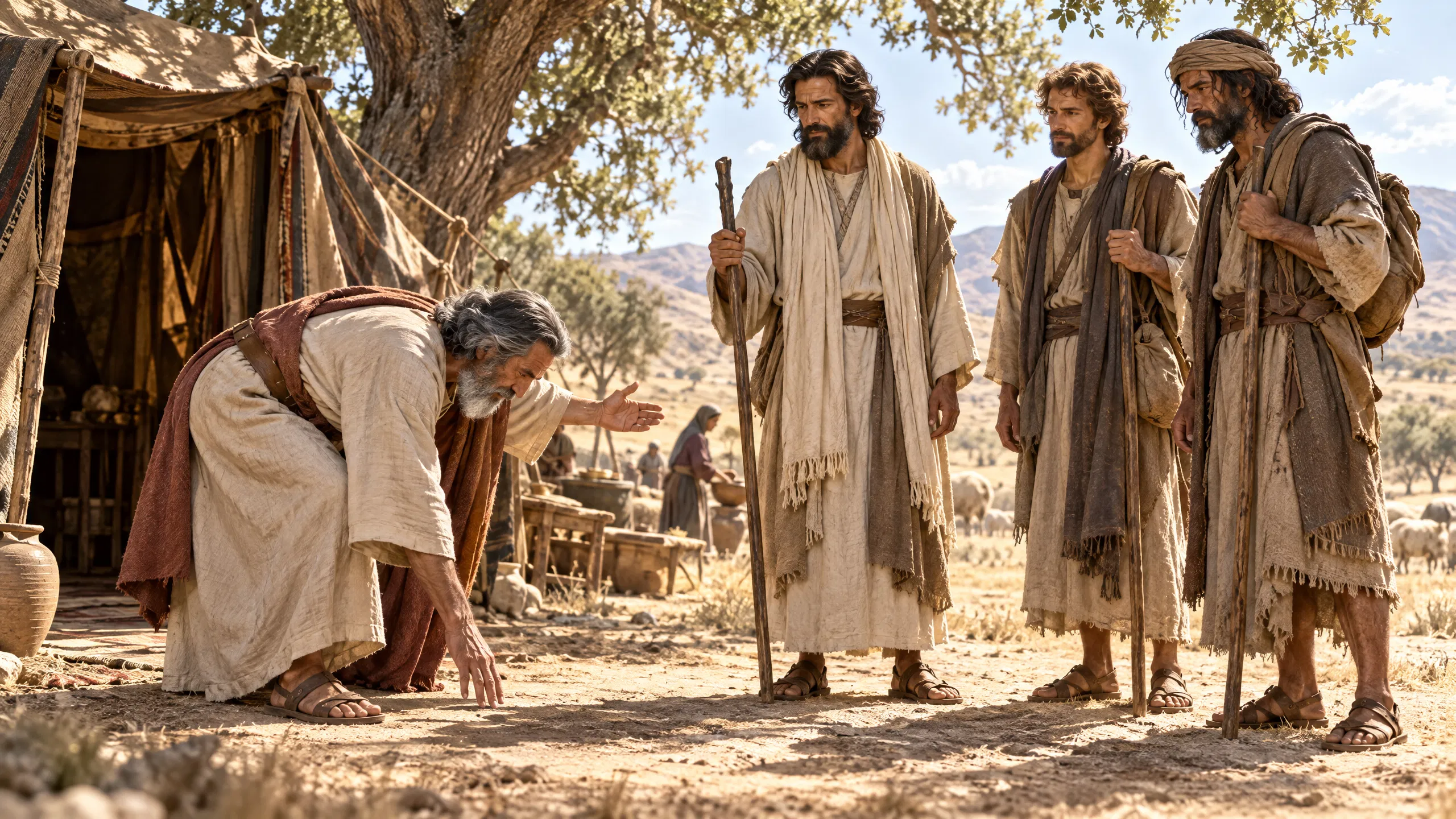 Abraham Welcomes the Divine Visitors
