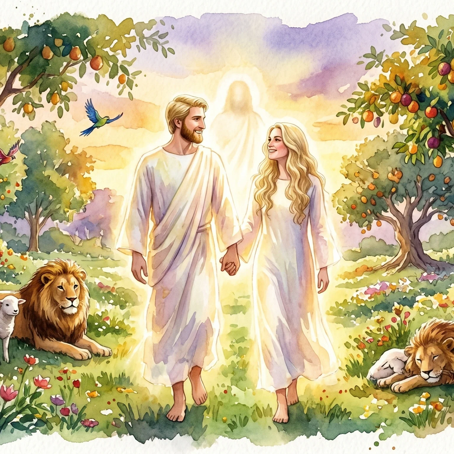 Divine Stroll in the Garden of Eden