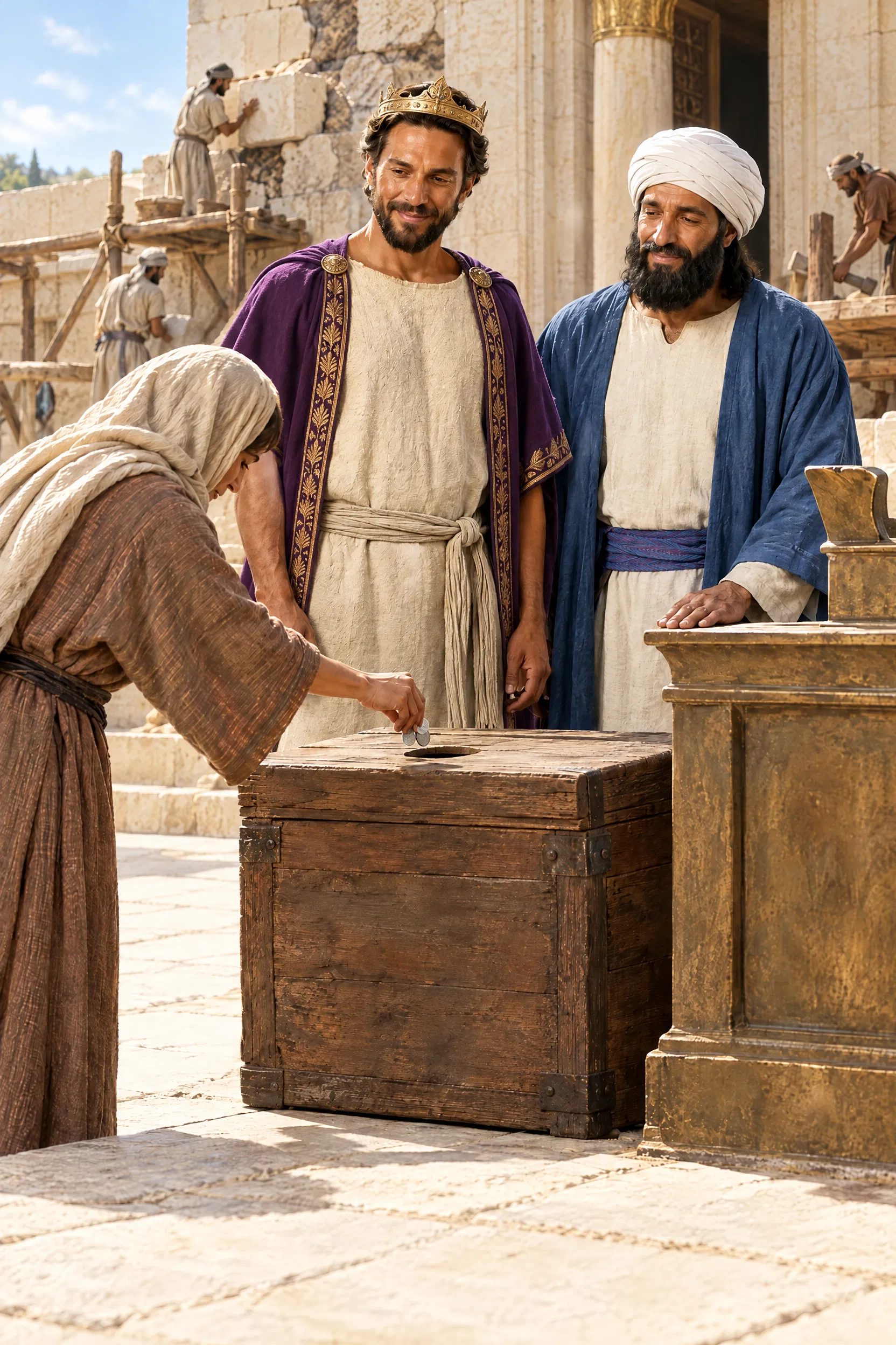 King Joash and the Temple Offering Chest