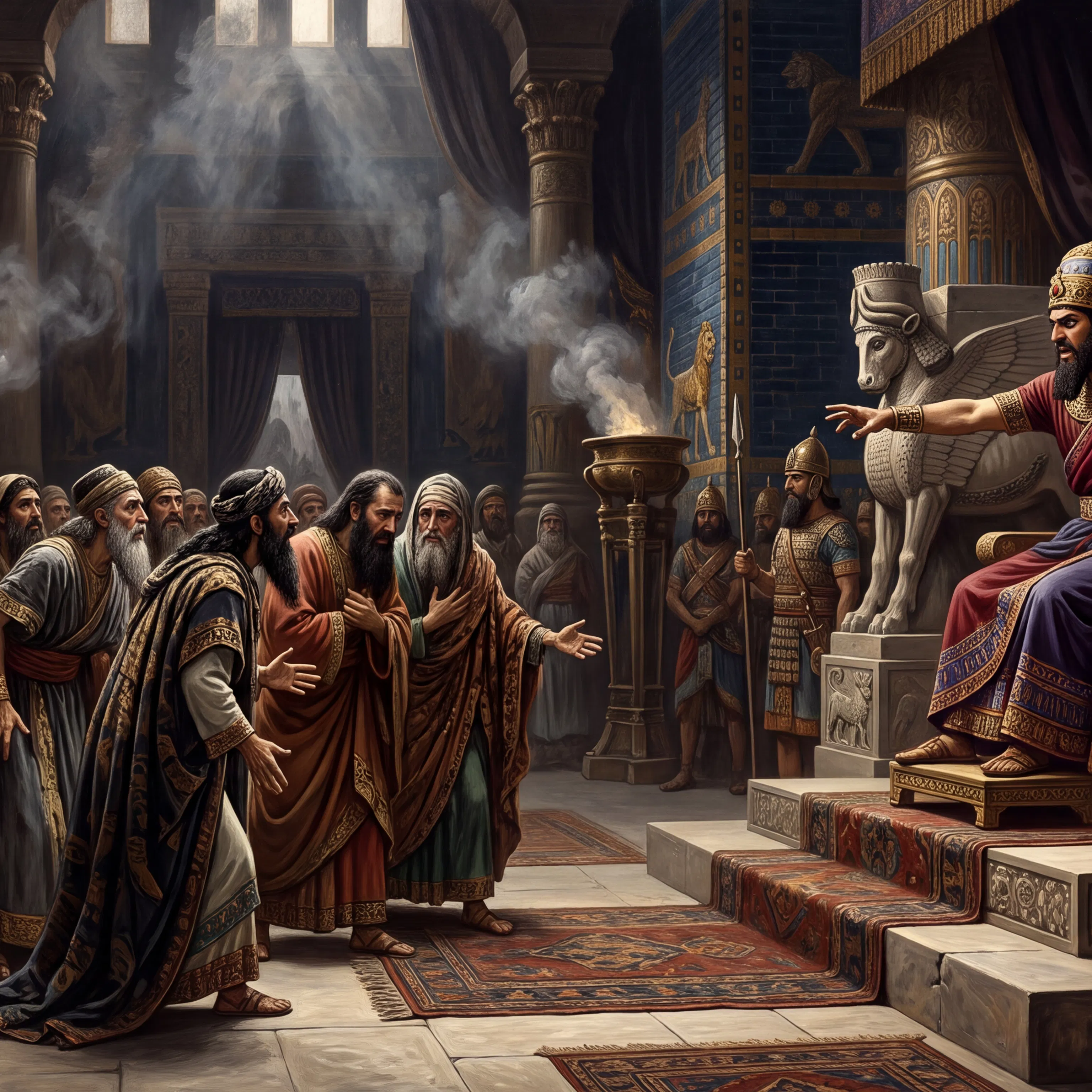 Nebuchadnezzar Commands the Wise Men of Babylon