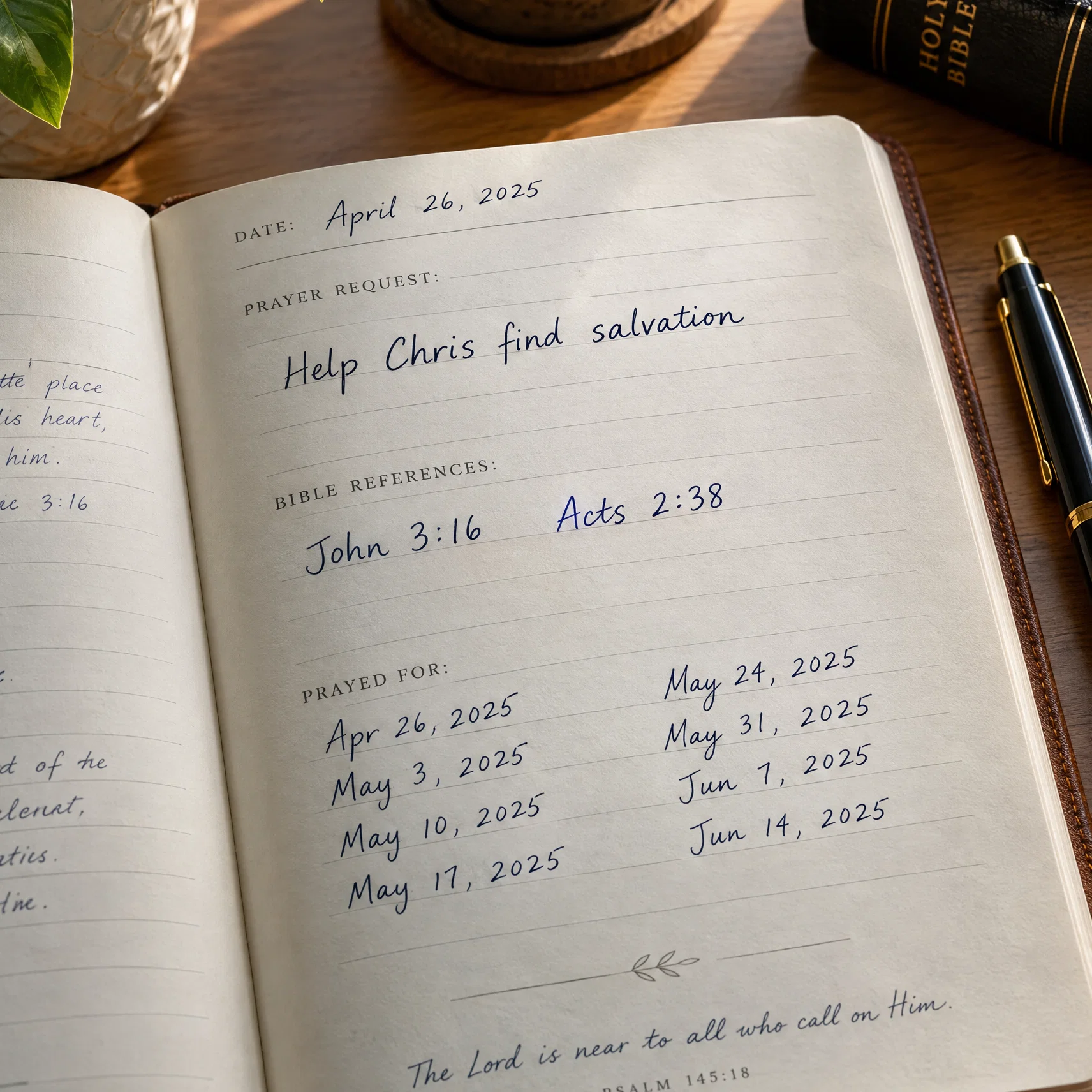 A Prayer Journal