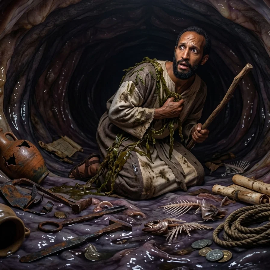 Jonah Within the Deep Sea Abyss