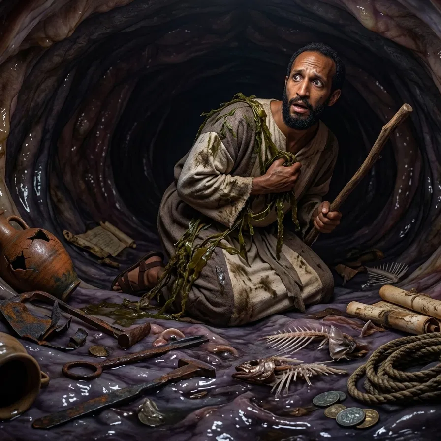 Jonah Inside the Great Fish
