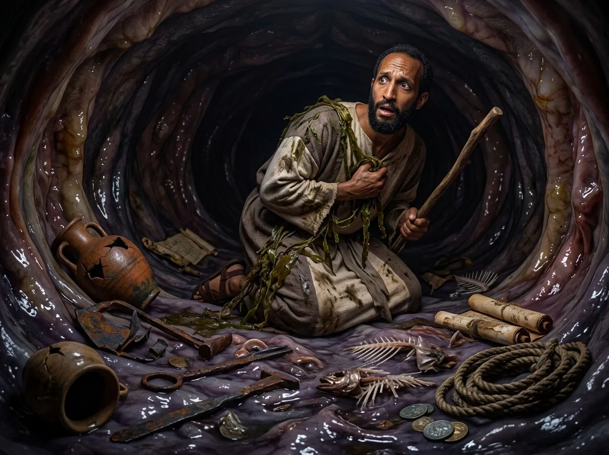 Jonah Within the Deep Sea Abyss