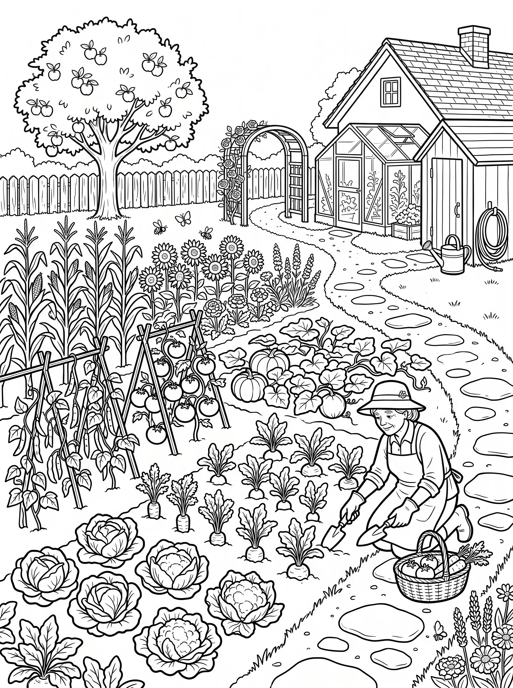 Abundant Harvest in Eden's Garden