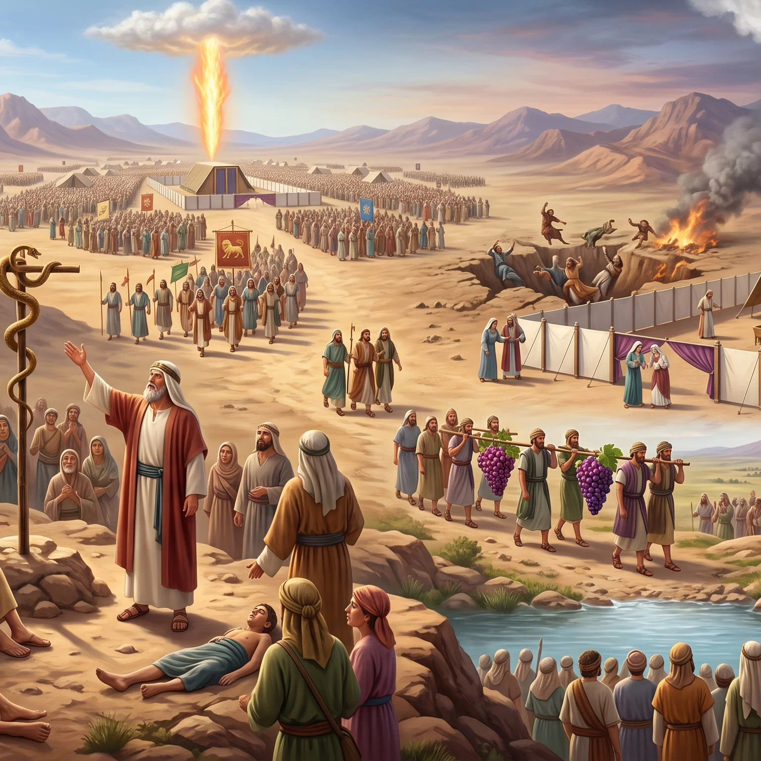 A Panoramic Journey Through The Desert