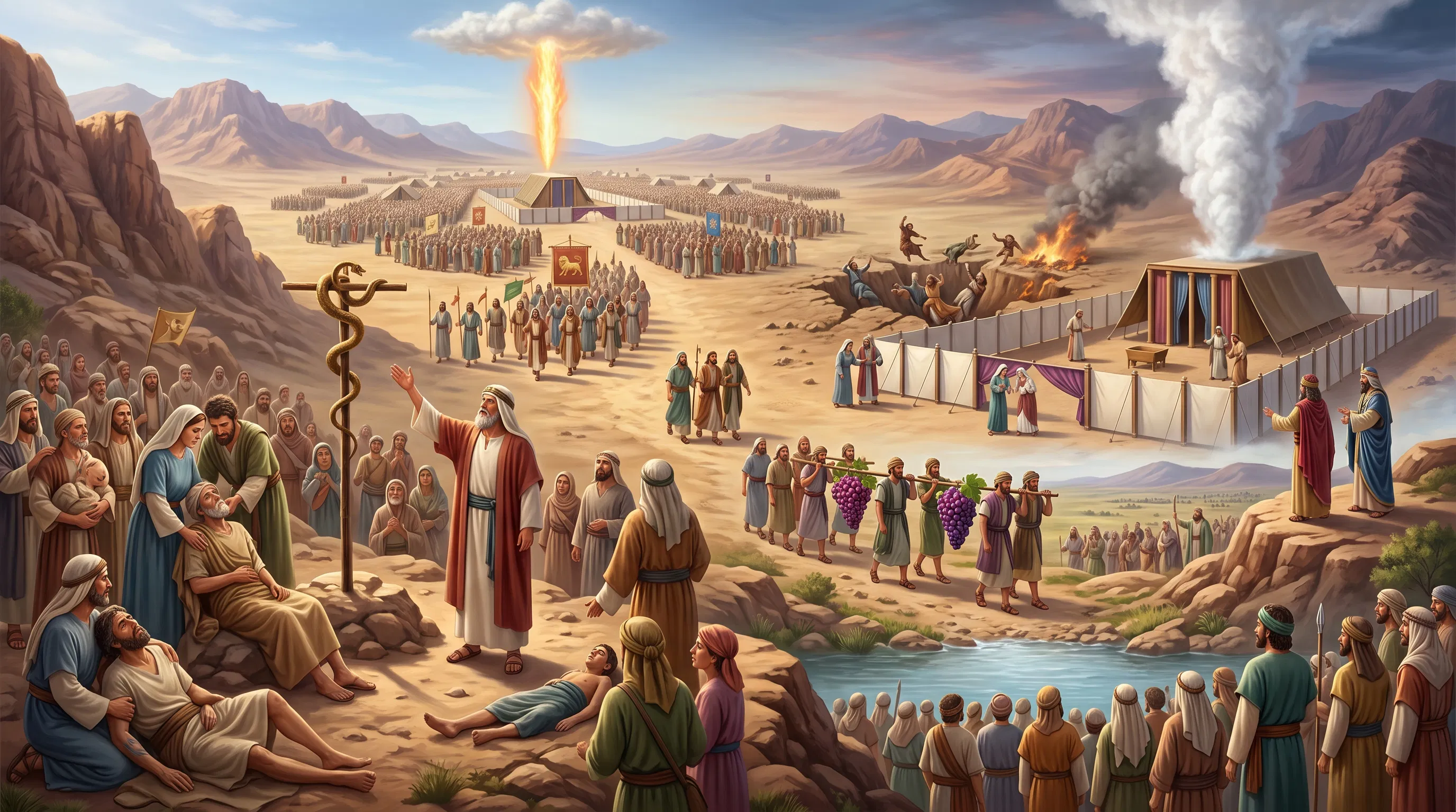 A Panoramic Journey Through The Desert