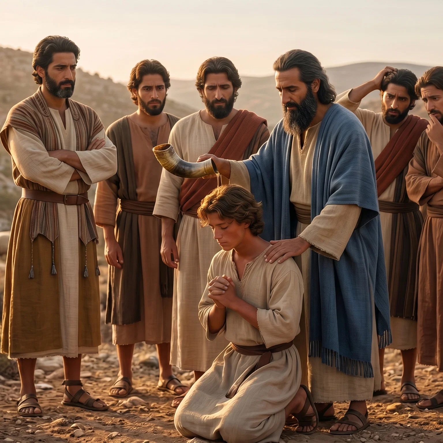 The Anointing of Future King David