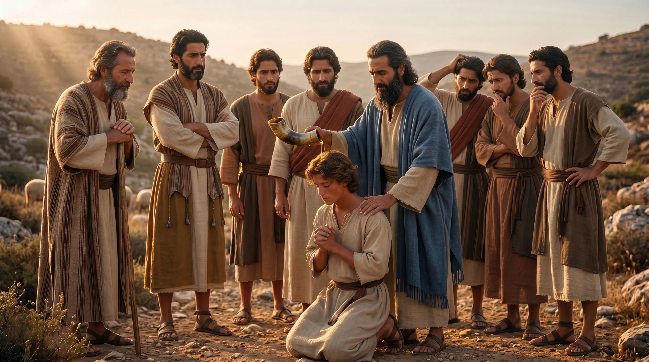 The Anointing of Future King David