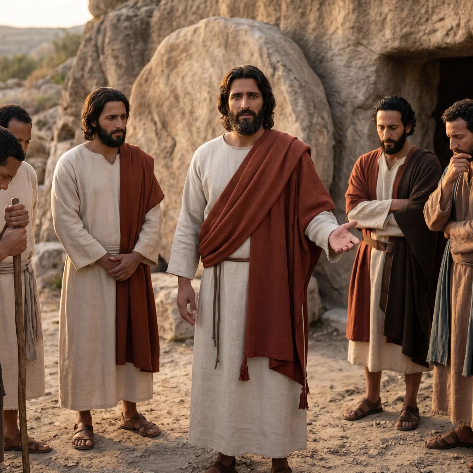 Christ tells the Disciples Plainly - Lazarus is dead