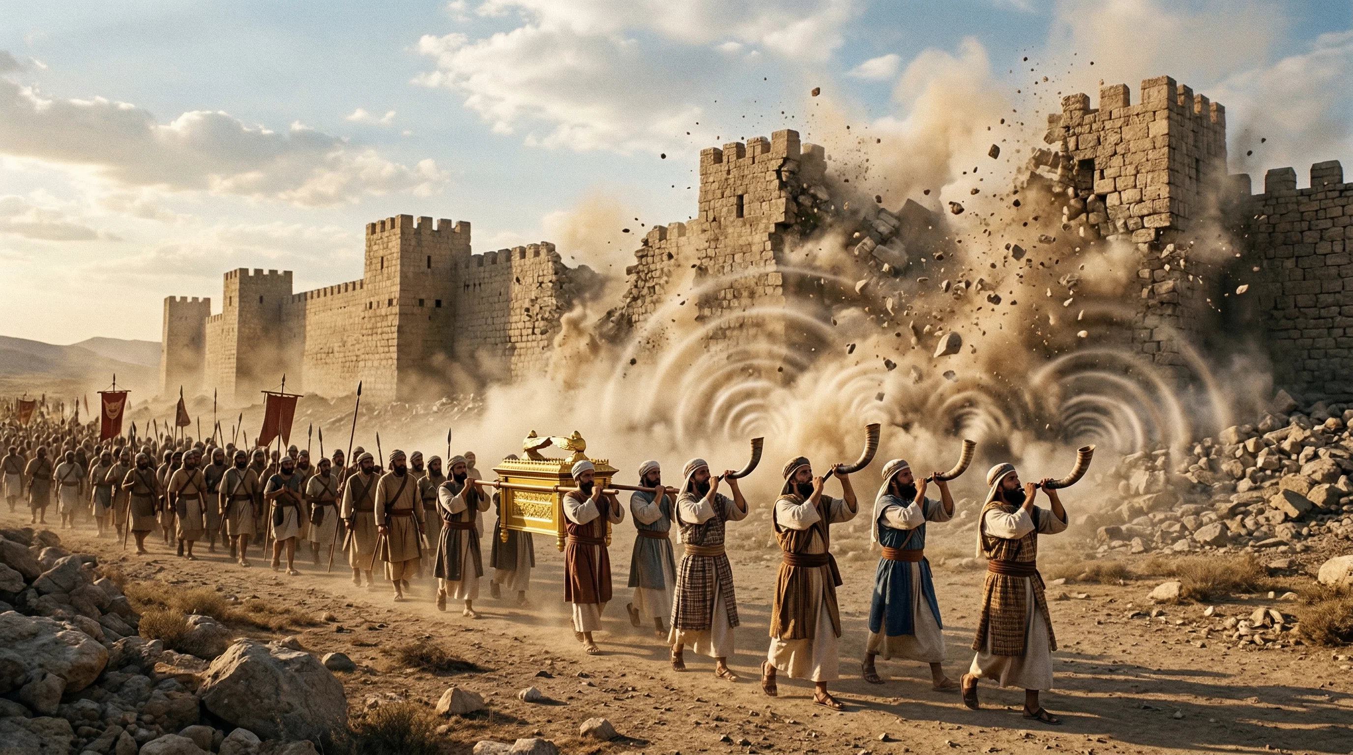 Sonic Shattering of the Jericho Walls