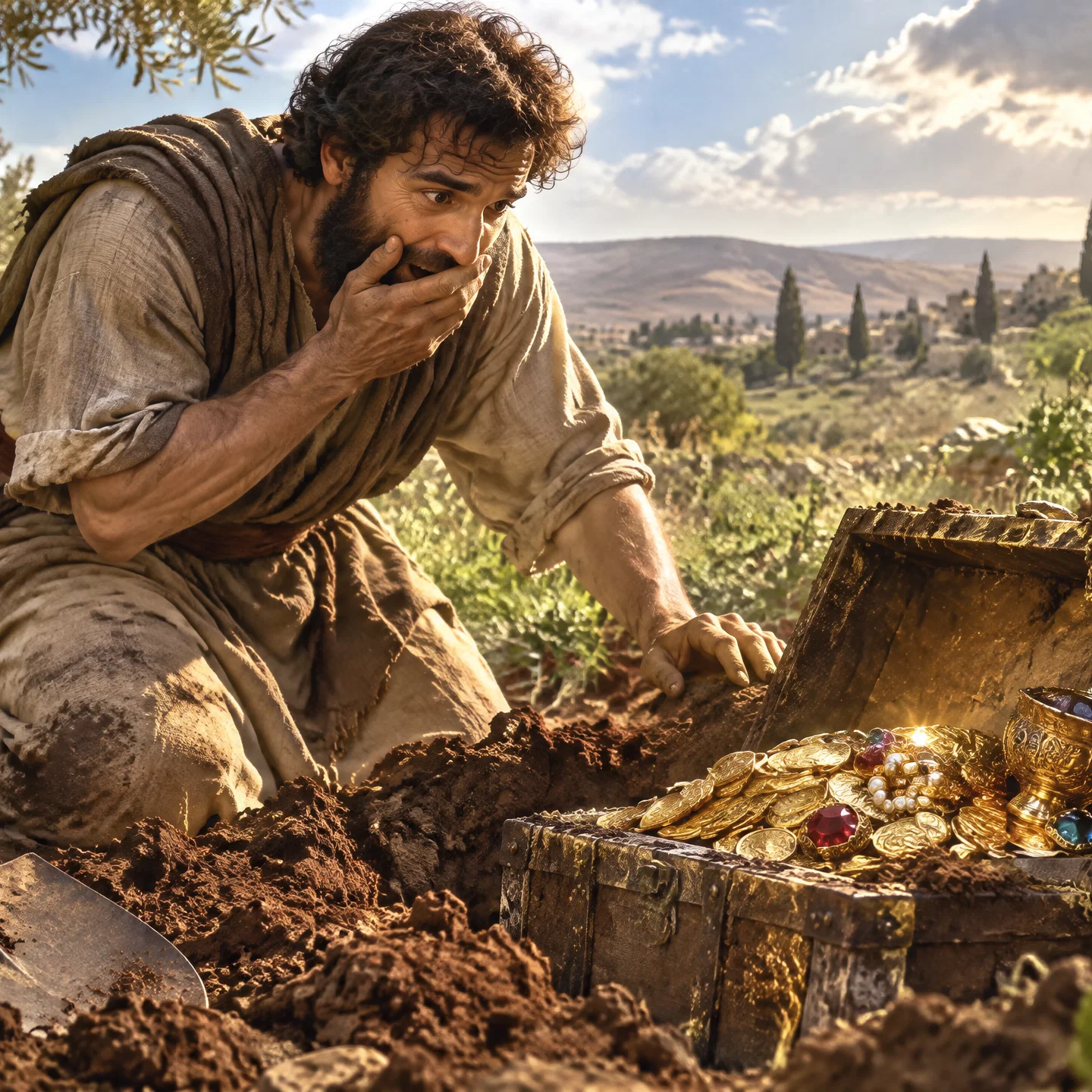 The Discovery of the Hidden Treasure