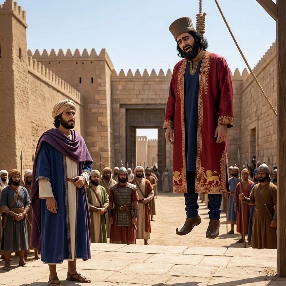 The Fall of Haman at Last